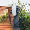 Tesla Wall Connector Gen 3 sur socle - installation borne de recharge Maroc