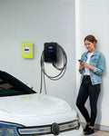 V2C Trydan installation murale - borne recharge avec intégration solaire Maroc