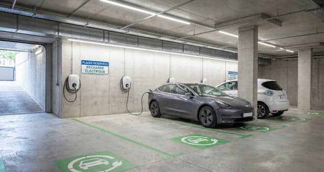 Bornes de recharge en copropriété & résidences.